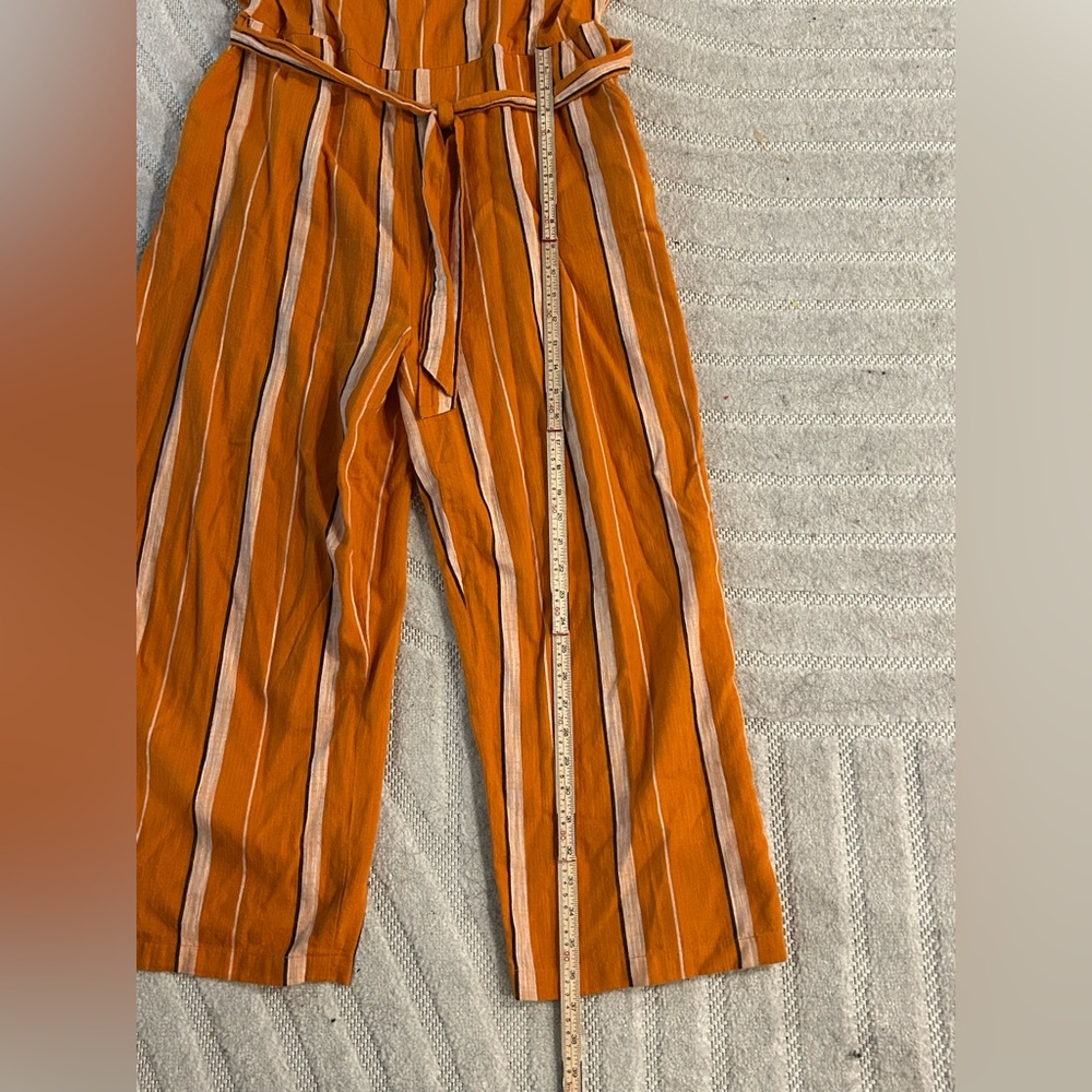 Lucky Brand Catalina Striped 100% Cotton Striped Causal Jumpsuit - XL - Picture 5 of 16